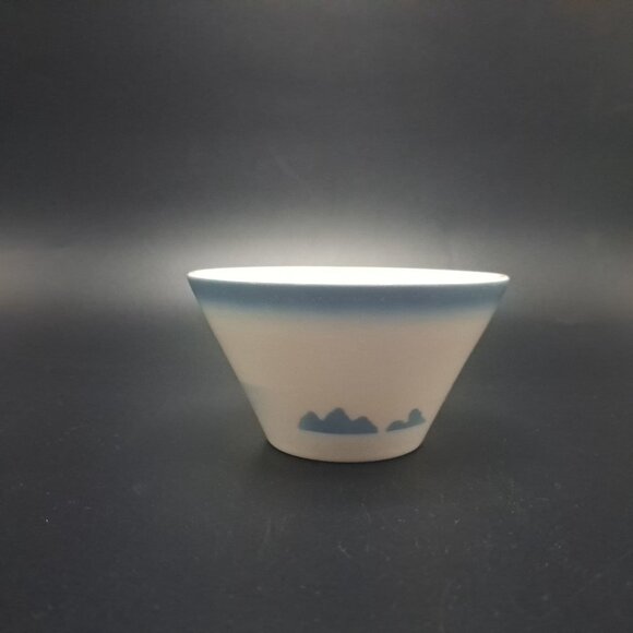 Syracuse China Pudding Cup Airbrushed Goose Design Ceramic - Picture 5 of 11